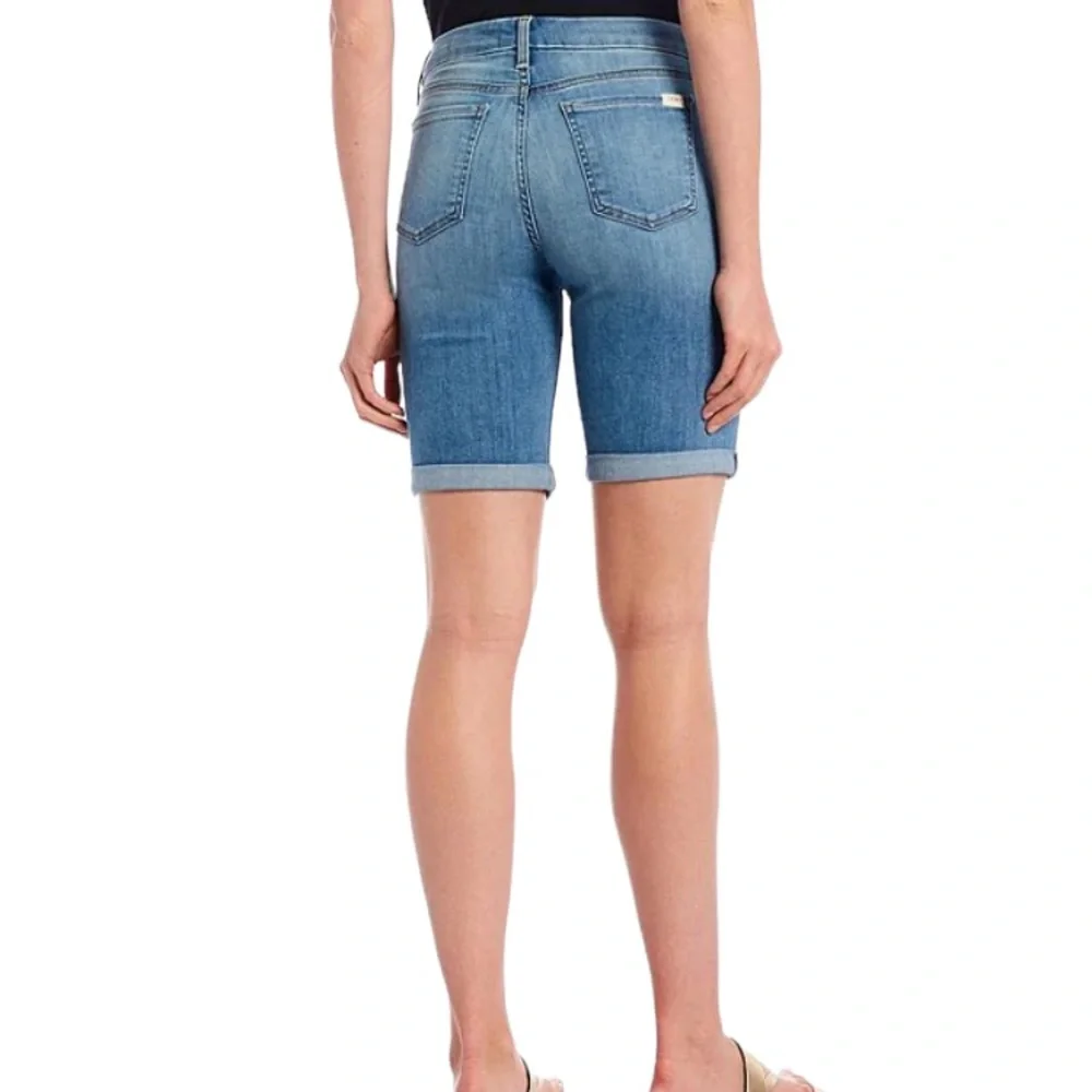 JEN7 by 7 for All Mankind Rolled Hem Bermuda Shorts